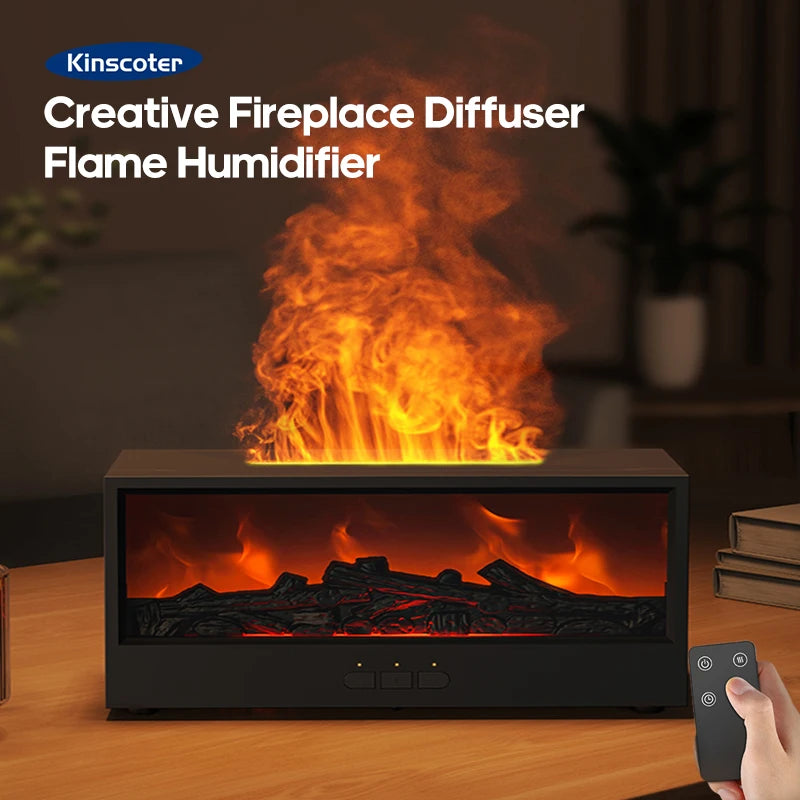 Air Humidifier and Essential Oil Diffuser with Auto-Off Feature, LED Light, and Remote Control - Ideal for Home Decor and Gifting
