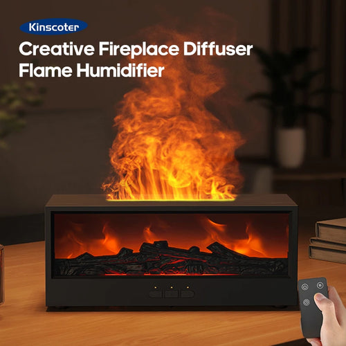 Air Humidifier and Essential Oil Diffuser with Auto-Off Feature, LED Light, and Remote Control - Ideal for Home Decor and Gifting