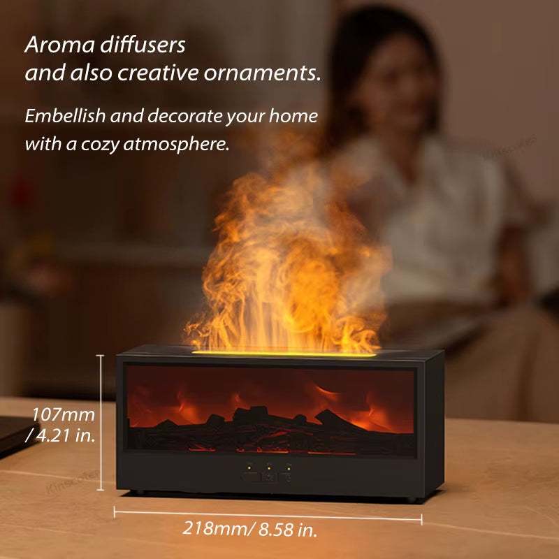 Air Humidifier and Essential Oil Diffuser with Auto-Off Feature, LED Light, and Remote Control - Ideal for Home Decor and Gifting