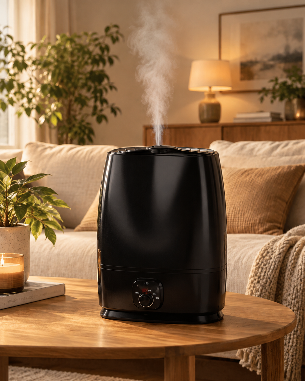 6L Large Humidifier for Bedroom, 28 Db Cool Mist