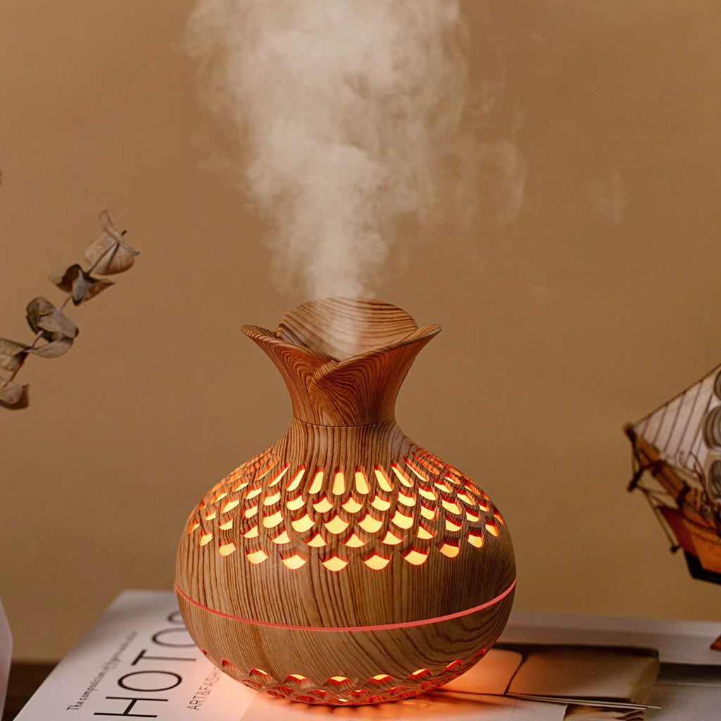Wood Grain Aroma Diffuser and Humidifier