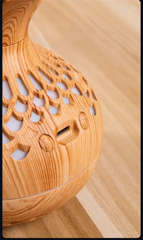 Wood Grain Aroma Diffuser and Humidifier